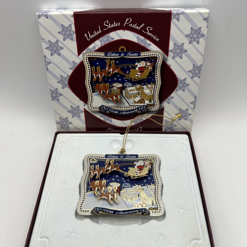 United Stated Postal Service 1912-2012 "Letters to SANTA"  100 Year Ornament